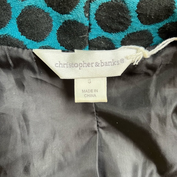 Christopher & Banks Polka Dot Blazer - Small - Picture 2 of 2